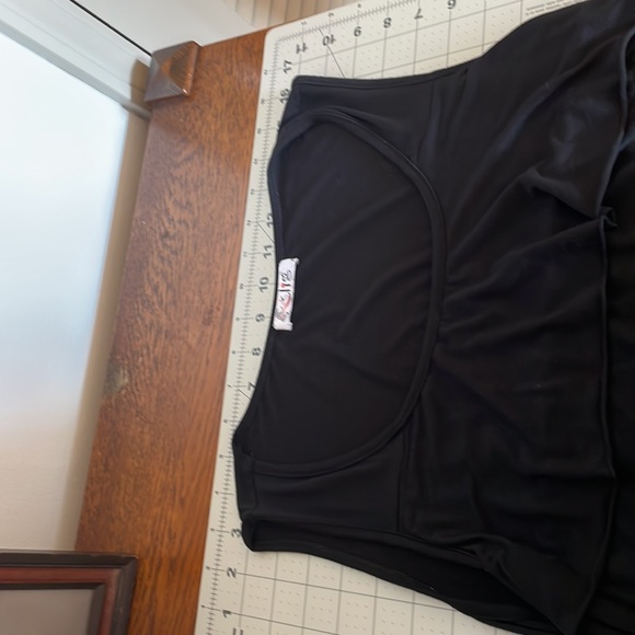 Black rayon flapper style dress - Picture 4 of 5